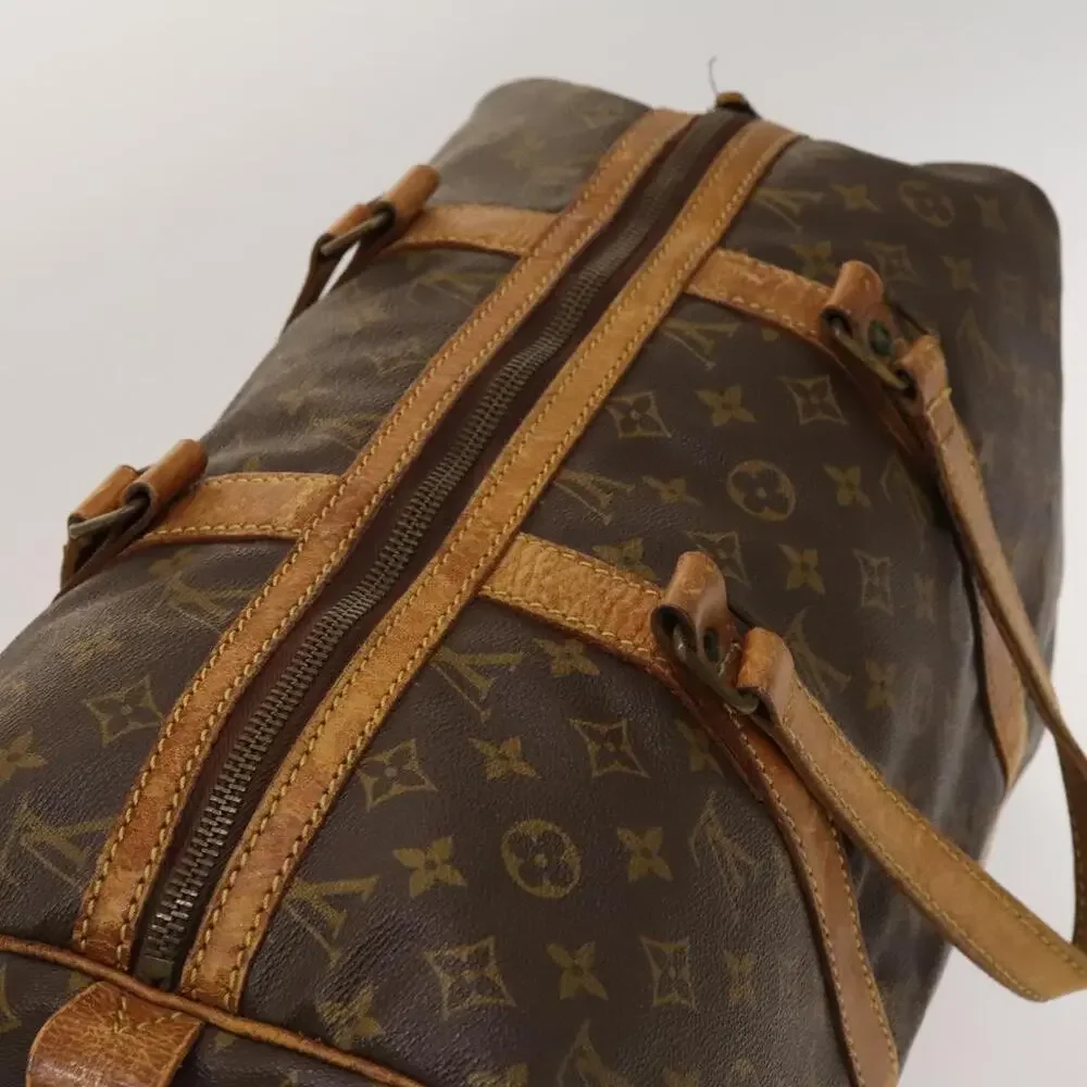 LOUIS VUITTON Monogram Sac Spool 45 Boston Bag M41624